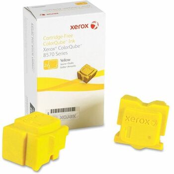 Xerox 108R00928 Solid Ink Stick, 4400 Page Yield, Yellow, 2/Box