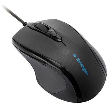 Kensington Pro Fit Wired Mid-Size Mouse, USB, Black