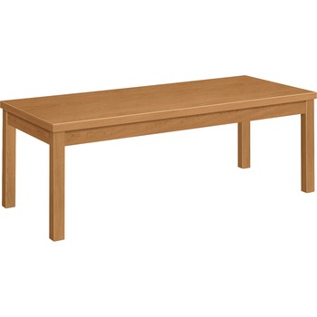 HON Laminate Occasional Table, Rectangular, 48w x 20d x 16h, Harvest