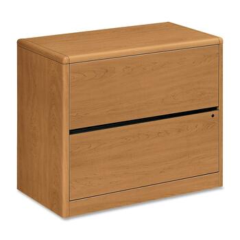 HON 10700 Series Two Drawer Lateral File, 36w x 20d x 29 1/2h, Harvest