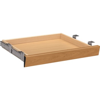 HON Laminate Angled Center Drawer, 22w x 15 3/8d x 2 1/2h, Harvest