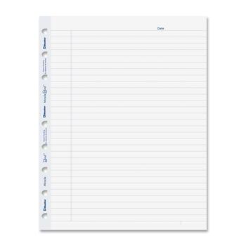 Blueline MiracleBind Ruled Paper Refill Sheets, 9-1/4 x 7-1/4, White, 50 Sheets/Pack