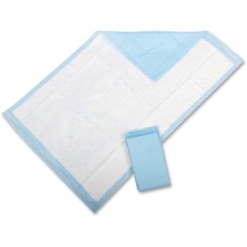 Medline Protection Plus Disposable Underpads, 23 x 36, Blue, 25/Bag
