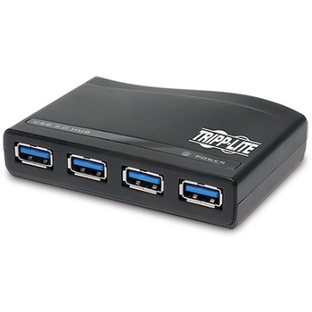 Tripp Lite by Eaton 4-Port USB 3.0 SuperSpeed Hub, Black