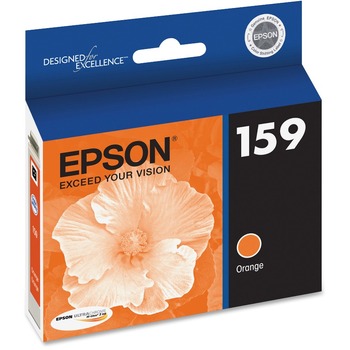 Epson T159920 (159) UltraChrome Hi-Gloss 2 Ink, Orange