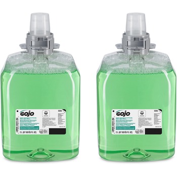 GOJO Green Certified Foam Hand, Hair &amp; Body Wash, FMX-20™ 2000 mL refill, 2/CT