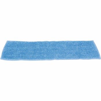 Rubbermaid Commercial Hygen Microfiber Wet Mop Head Pad, 18 inch, Blue, 12/CT