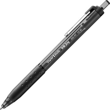 Paper Mate&#174; InkJoy 300RT Ballpoint Pen, 1mm, Black Ink, Dozen