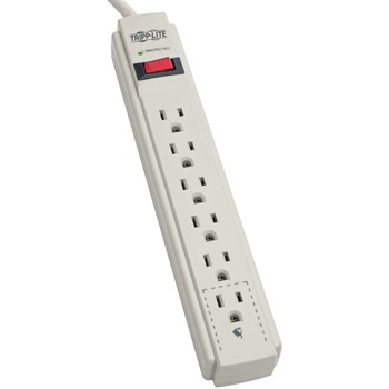 Tripp Lite by Eaton Protect It! Surge Suppressor, 6 Outlets, 15 ft Cord, 790 Joules, Gray