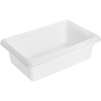 Rubbermaid&#174; Commercial Food/Tote Boxes, 3.5gal, 18w x 12d x 6h, White