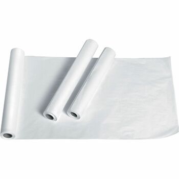 Medline Exam Table Paper, Deluxe Crepe, 18&quot; x 125ft, White, 12 Rolls/Carton