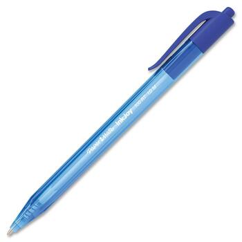 Paper Mate InkJoy 100RT Retractable Ballpoint Pen,1.0 mm, Blue Ink, Dozen