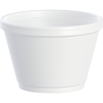 Dart Containers, Foam, 6oz, White, 50/Bag, 20 Bags/CT