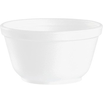 Dart Bowls, Foam, 10oz., White, Round, 1000/CT