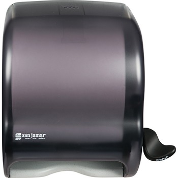 San Jamar Element Lever Roll Towel Dispenser, Classic, Black, 12 1/2 x 8 1/2 x 12 3/4