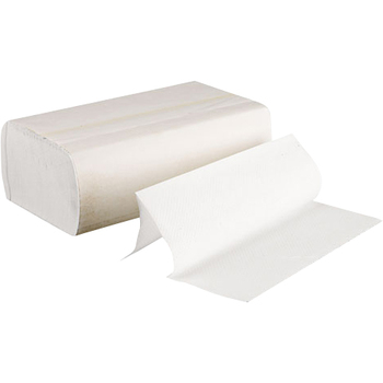 Boardwalk Multifold Paper Towels, 1-Ply, 9 x 9.45, White, 250 Towels/Pack, 16 Packs/Carton