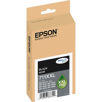 Epson T711XXL120 (711XL) DURABrite Ultra High-Yield Ink, Black
