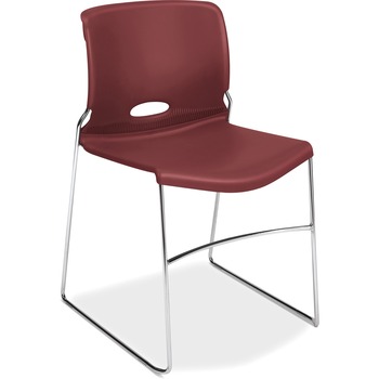 HON Olson Stacker Series Chair, Mulberry, 4/Carton