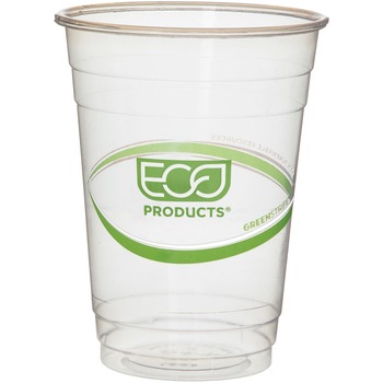 Eco-Products GreenStripe Renewable &amp; Compostable Cold Cups - 16oz., 50/PK, 20 PK/CT