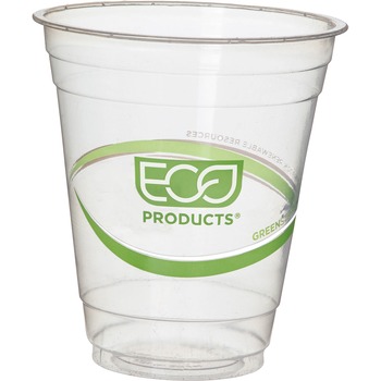 Eco-Products GreenStripe Renewable &amp; Compostable Cold Cups - 12oz., 50/PK, 20 PK/CT