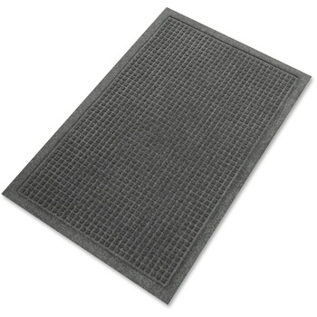 Guardian EcoGuard Indoor/Outdoor Wiper Mat, Rubber, 24 x 36, Charcoal