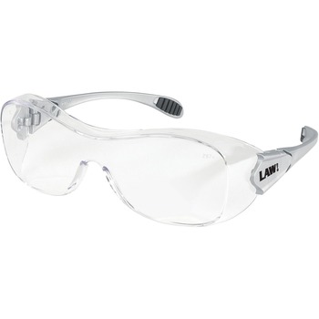 Crews Law Over the Glasses Safety Glasses, Clear Anti-Fog Lens