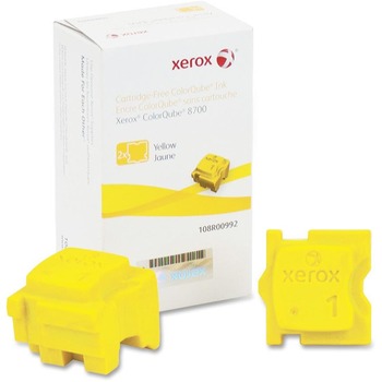 Xerox 108R00992 Ink Sticks, 4200 Page-Yield, Yellow, 2/Box