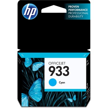 HP 933 Ink Cartridge, Cyan (CN058AN)
