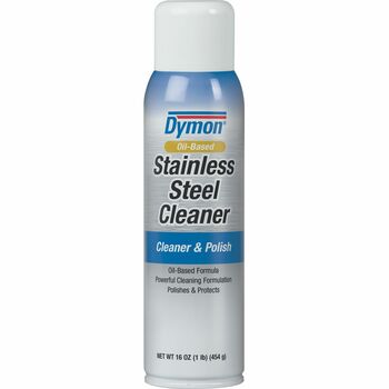 Dymon Stainless Steel Cleaner, 20oz, Aerosol, 12/Carton