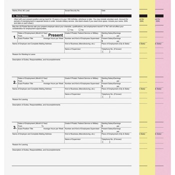 PM Company Digital Carbonless Paper, 3-Part, 20 lb, 8.5&quot; x 11&quot;, White/Canary/Pink, 835 Sheets/Carton