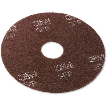 3M Surface Preparation Pad, 13&quot;, Maroon, 10/Carton