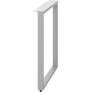 HON Voi O-Leg Support for Low Credenza, 30d x 7h, Platinum Metallic