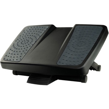Fellowes Ultimate Foot Support, HPS, 17 3/4w x 13 1/4d x 6 1/2h, Black/Gray