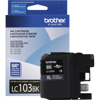 Brother LC103BK Innobella High-Yield Ink, Black