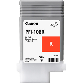 Canon 6627B001AA (PFI-106R) Ink, Red