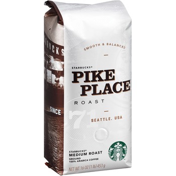 Starbucks Coffee, Pike Place, Ground, 1lb Bag