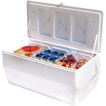 Rubbermaid Marine Series Ice Chest, 102qt, White