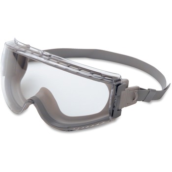 Honeywell Uvex Stealth Antifog, Antiscratch, Antistatic Goggles, Clear Lens, Gray Frame