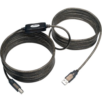 Tripp Lite by Eaton USB 2.0 Gold Cable, 25 ft, Silver