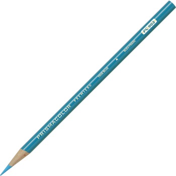 Prismacolor Premier Colored Pencil, True Blue Lead/Barrel, Dozen
