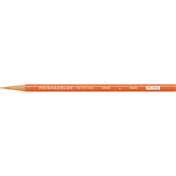 Prismacolor Premier Colored Pencil, Orange Lead/Barrel, Dozen