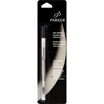 Parker Refill for Roller Ball Pens, Medium, Black Ink