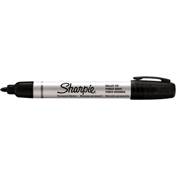 Sharpie Pro Permanent Marker, Bullet Tip, Black, Open Stock, Dozen