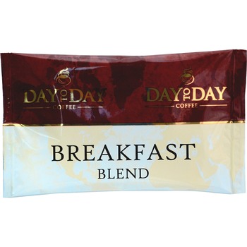 Day to Day Coffee&#174; 100% Pure Coffee, Breakfast Blend, 1.5 oz Pack, 42 Packs/Carton