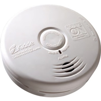 Kidde Kitchen Smoke/Carbon Monoxide Alarm, Lithium Battery, 5.22&quot;Dia x 1.6&quot;Depth