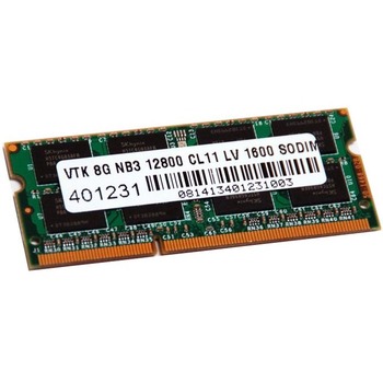 VisionTek Products, LLC DDR3L Low Voltage 1600 MHz (PC3-12800) Laptop Memory Module , 8 GB