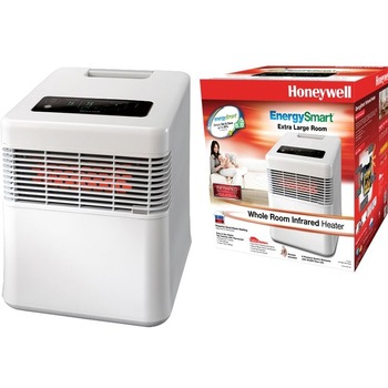 Honeywell Energy Smart Infrared Whole Room Heater, White