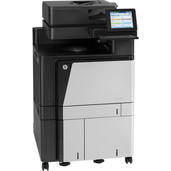 HP Color LaserJet Enterprise Flow M880z+ Multifunction Laser Printer, Copy/Fax/Print/Scan, Gray
