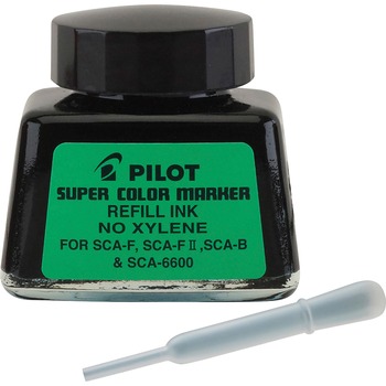 Pilot Jumbo Marker Refill Ink, For Permanent Markers, 1 oz Ink Bottle, Black