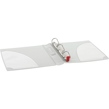 Cardinal SuperLife Pro Easy-Open ClearVue Locking Slant-D Binder, 1.5&quot;, 11 x 8 1/2, White